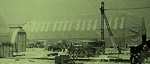 Каркасная обмуровочная мастерская на Запорожской ГРЭС